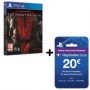 Metal Gear Solid V PS4 + Carte PSN 20€ [Terminé]
