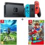 Nintendo Switch + Zelda : Breath of the Wild + Super Mario Odyssey à 349,99€ [Terminé]