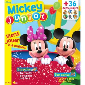 Abonnement à Mickey Junior 1 an à 26,90€ / Disney Girl 1 an à 29,90€ / Le journal de Mickey 8 mois à 54,90€