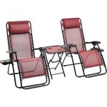 Lot de 2 fauteuils relax + table Amazon Basics à 95,56€