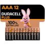 Lot de 12 piles AAA Duracell Plus à 5,69€ [Terminé]